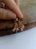 Boucles d'oreilles 3 fleurs